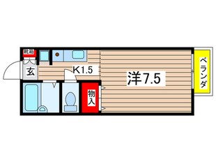 セジュール池端パークB棟の物件間取画像